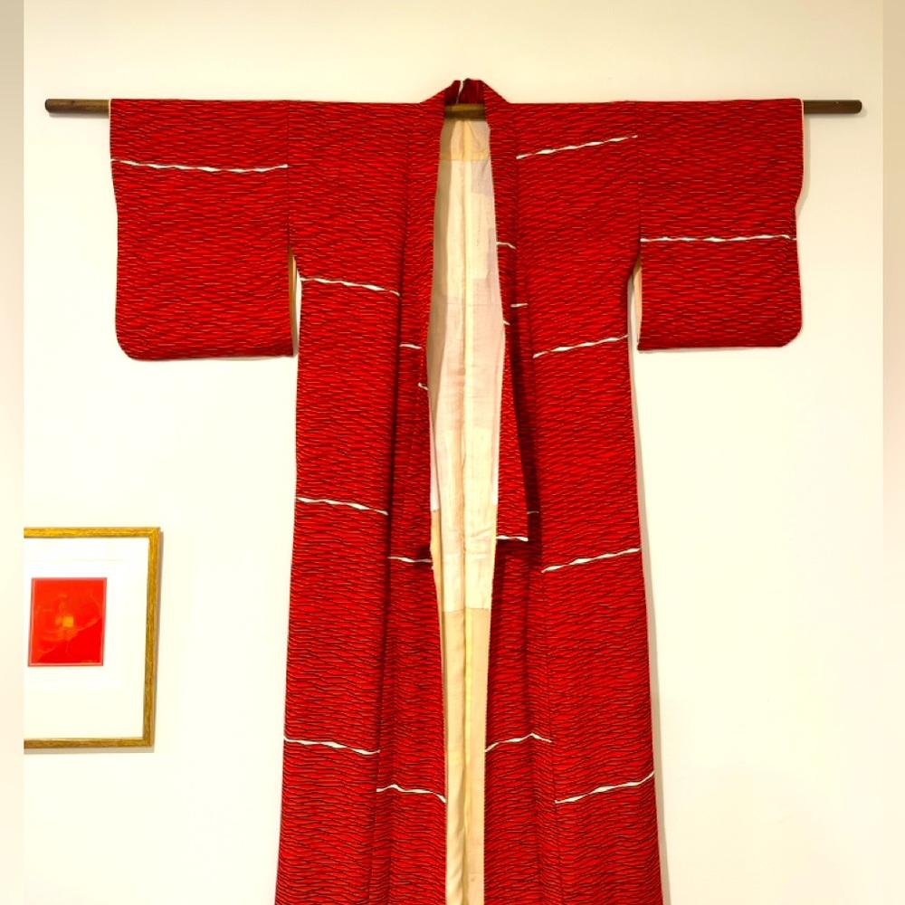 Vintage Japanese Kimono 100% Silk